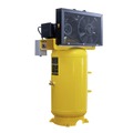 Stationary Air Compressors | EMAX EI10V080V1 10 HP 80 Gallon 2-Stage 1-Phase Industrial V4 Pressure Lubricated Solid Cast Iron Pump 38 CFM at 100 PSI image number 3