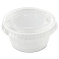  | Dart PL200N PET Portion/Souffle Cup Lids - Clear (2500/Carton) image number 3