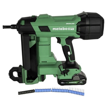 Metabo HPT 18V MultiVolt Brushless Lithium-Ion 1-9/16 in. Cordless Concrete Pin Nailer Kit (4 Ah/8 Ah) - NC1840DAM
