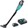 Clearance Center | Makita XLC08R1B 18V LXT Brushless Lithium‑ion Cordless Compact Stick Trigger with Lock Vacuum Kit (2 Ah) image number 0