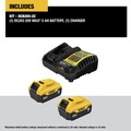 Battery and Charger Starter Kits | Dewalt DCB205-2C 2-Piece 20V MAX Premium Lithium-Ion 5 Ah Batteries with Charger Starter Kit image number 1