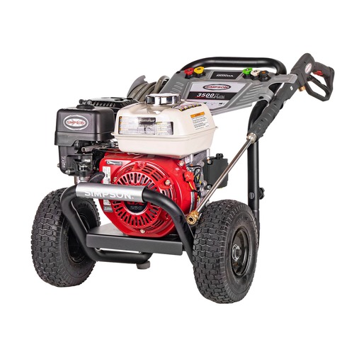 Pressure Washers | Simpson 61014 3500 PSI at 2.5 GPM HONDA GX200 AAA Triplex Pump Cold Water Professional Gas Pressure Washer image number 0