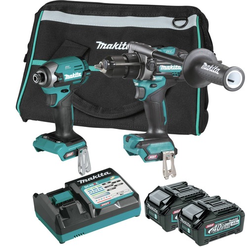 Makita LXT and XGT 20% off sale | Makita GT201SM 40V Max XGT Lithium-Ion Brushless 1/2 in. Cordless Hammer Drill Driver and 4-Speed Impact Driver Combo Kit with 2 Batteries (4 Ah) image number 0