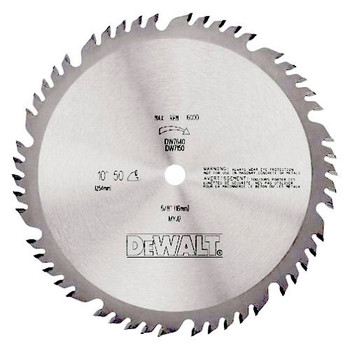 CIRCULAR SAW BLADES | Dewalt 10 in. 50 Tooth Combination Circular Saw Blade - DW7640
