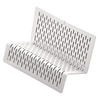Artistic Urban Collection Perforated Steel Punched Metal Business Card Holder Holds 50 2 in. x 3.5 in. Cards - White - ART20001WH