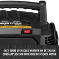 Portable Air Compressors | Bostitch BTFP02012 0.8 HP 6 Gallon Oil-Free Pancake Air Compressor image number 3