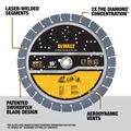 Clearance Center | Dewalt DW47627 16 in. XP7 All-Purpose Segmented Diamond Blade image number 4
