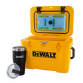 Coolers & Tumblers | Dewalt DXC1013B 10 Quart Roto-Molded Lunchbox Cooler/ 10 Quart Ice Pack Cooler/ 30 oz. Black Tumbler Combo image number 1