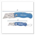 Knives | GreatNeck 12117 1 Standard 1 Mini Blade Folding Lock Back Utility Knife Set - Blue image number 1