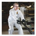 Safety Equipment | Ansell 49114 A20 Elastic-Back Cuff and Ankle Hooded Coveralls with Zip - Extra Large, White (24/Carton) image number 3