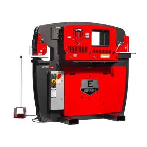 Metal Forming | Edwards ED9-IW65-3P208-A 208V 3-Phase 65 Ton Ironworker with Powerlink image number 0