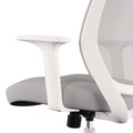 July Member-Exclusive Offer Save 10% off on One Item | Alera ALEWX42BME47 17.09 in. to 20.83 in. Seat Height Supports 275 lbs. Wessex Ergonomic Fabric Mesh Swivel Task Chair - Gray Seat/Back, White Base image number 1