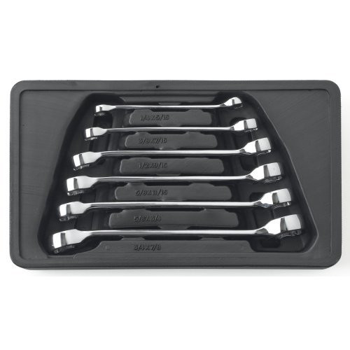 Flare Nut Wrenches | GearWrench 81907 6 Pc. SAE Flare Nut Wrench Set image number 0
