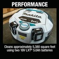 Robotic Vacuums | Makita DRC300PT 18V X2 LXT Brushless Cordless Smart Robotic HEPA Filter Vacuum Kit (5 Ah) image number 17