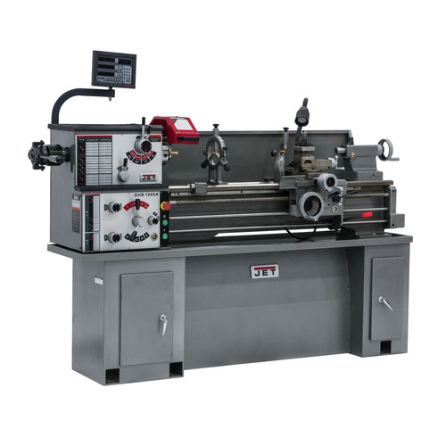 Metal Lathes | JET JT9-321131 GHB-1340A Lathe with NEWALL C80 DRO Installed image number 0