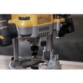 Free DeWALT 20V MAX XR 8 Ah Battery | Dewalt DCW620B 20V MAX XR Brushless 2-1/4 Peak HP Lithium-Ion Cordless Plunge Router (Tool Only) image number 10