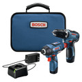 Combo Kits | Bosch GXL12V-220B22 12V MAX Brushless Lithium-Ion 3/8 in. Cordless Drill Driver/1/4 in. Hex impact Driver Combo Kit (2 Ah) image number 0