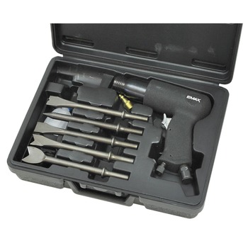 AIR HAMMERS | AirBase 9-Piece Industrial Low Vibration Air Hammer Kit - EATHM70K9P