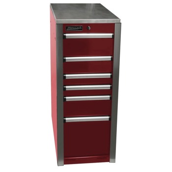 Homak HXL Side Cabinet - Red - HX08015063
