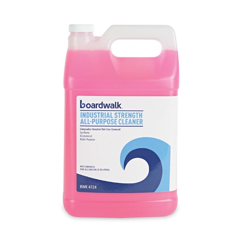  | Boardwalk BWK4724EA 1 Gallon Bottle Industrial Strength Unscented All-Purpose Cleaner image number 0