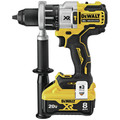 Combo Kits | Dewalt DCK299D1W1 20V MAX XR Brushless Lithium-Ion 1/2 in. Cordless Hammer Drill with POWER DETECT Tool Technology / 1/4 in. Impact Driver Combo Kit (8 Ah) image number 6