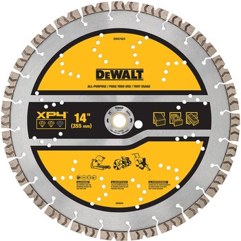 CIRCULAR SAW BLADES | Dewalt DW47224 12 in. XP4 All-Purpose Segmented Diamond Blade