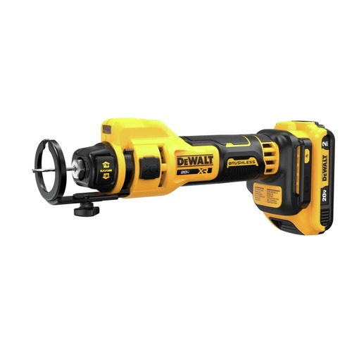 Cut Off Grinders | Dewalt DCE555D2 20V XR MAX Brushless Lithium-Ion Cordless Drywall Cut-Out Tool Kit with 2 Batteries (2 Ah) image number 0