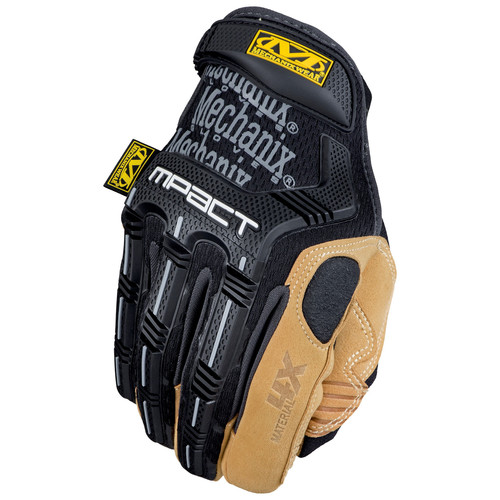  | Mechanix Wear MP4X-75-010 Material4X M-Pact Heavy-Duty Impact Gloves - Large, Tan/Black image number 0