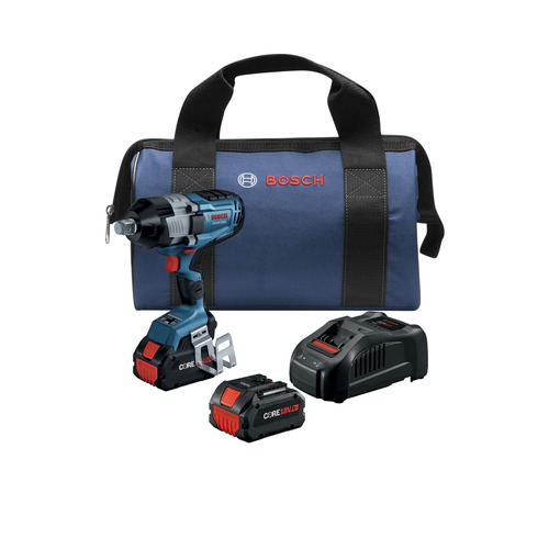 Impact Wrenches | Bosch GDS18V-1180CB28 18V PROFACTOR Brushless Lithium-Ion 3/4 in. Cordless Impact Wrench Kit (8 Ah) image number 0