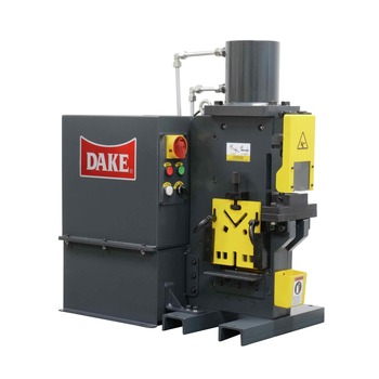 Dake Model DIW-25 220V 4 HP 1-Phase 25 Ton Single Cylinder Benchtop Ironworker - D-971000