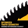 Circular Saw Blades | Dewalt DWA11080 10 in. 80T Tungsten Carbide-Tipped Steel Fine Finish Circular Saw Blade image number 6