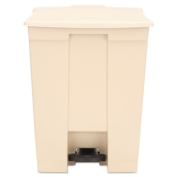 Rubbermaid Commercial 23 Gallon Polyethylene Step-On Receptacle - Beige - FG614600BEIG