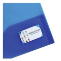 July Member-Exclusive Offer Save 10% off on One Item | Avery 47811 20-Sheet Capacity 11 in. x 8.5 in. Plastic Two-Pocket Folder - Translucent Blue image number 2