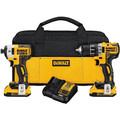 DeWALT 20V MAX System | Factory Reconditioned Dewalt DCK283D2R 20V MAX XR Brushless Lithium-Ion 1/2 in. Cordless Drill Drill Driver/ 1/4 in. Impact Driver Combo Kit (2 Ah) image number 0