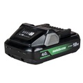 Batteries | Metabo HPT 382332M 18V 4 Ah Lithium-Ion Battery with Fuel Gauge Indicator image number 0