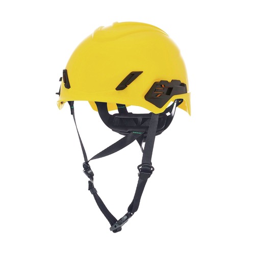 Clearance Center | MSA 10236217 V-Gard H1 Fas-Trac III No Reflective Stripes Novent Pro Safety Helmet - Yellow image number 0