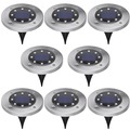Clearance Center | Black & Decker BDSLDK8P (8/Pack) Outdoor Solar-Powered Disk Light image number 0