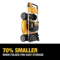 Push Mowers | Dewalt DCMWSP244U2 2X 20V MAX Brushless Lithium-Ion 21-1/2 in. Cordless FWD Self-Propelled Lawn Mower Kit with 2 Batteries (10 Ah) image number 6