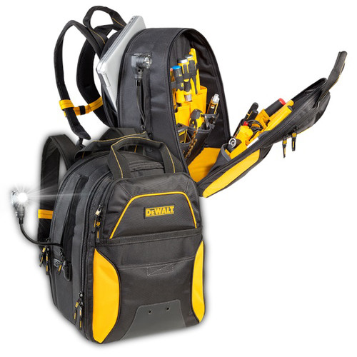 Cases and Bags | Dewalt DGCL33 33-pocket Lighted USB Charging Tool Backpack image number 0