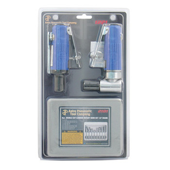 AIR GRINDERS | Astro Pneumatic 1/4 in. Angle & Mini Air Die Grinder Combo Kit - 1221