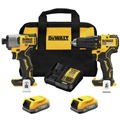 Save 10% off one item | Dewalt DCK228E2 20V MAX Brushless Lithium-Ion Cordless 1/2 in. Hammer Drill Driver and 1/4 in. Impact Driver Combo Kit with 2 POWERSTACK Batteries (1.7 Ah) image number 0