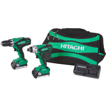 Hitachi 18V Li-Ion Impact and Drill Driver Combo Kit - KC18DGL