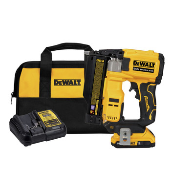 SPECIALTY NAILERS | Dewalt 20V MAX Brushless Lithium-Ion 23 Gauge Cordless Pin Nailer Kit (2 Ah) - DCN623D1