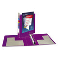 July Member-Exclusive Offer Save 10% off on One Item | Avery 79774 3 One Touch EZD Rings 1.5 in. Capacity 11 in. x 8.5 in. Heavy-Duty View Binder with DuraHinge - Purple image number 8