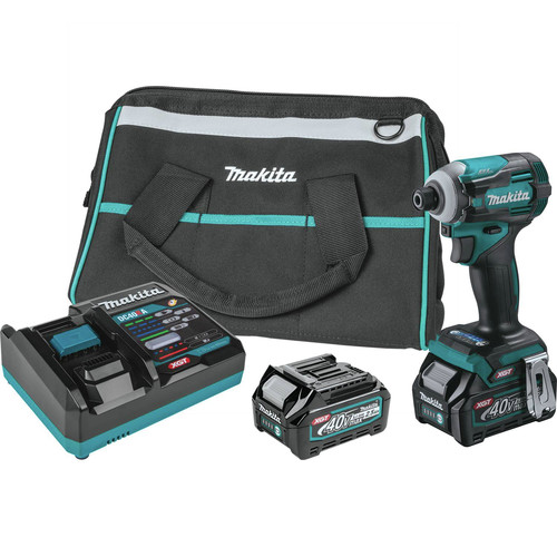 Clearance Center | Makita GDT01D 40V max XGT Brushless Lithium-Ion Cordless 4-Speed Impact Driver Kit (2.5 Ah) image number 0