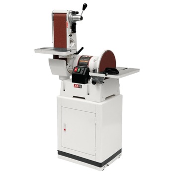JET JSG-6CS 6 in. x 48 in. Belt/12 in. Disc Combination Sander with Closed Stand