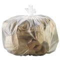  | Boardwalk Z6639HN GR1 33 Gallon 13 mic Perforated Roll High Density Can Liners - Natural (25 Bags/Roll, 10 Rolls/Carton) image number 3
