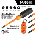 Screwdrivers | Klein Tools 33736INS 6-Piece 1000V Slim-Tip Insulated Screwdriver Set image number 5