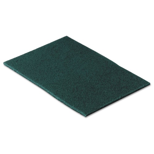  | Scotch-Brite PROFESSIONAL 96CC 6 in. x 9 in. Commercial Scouring Pad 96 - Green (10/Pack) image number 0