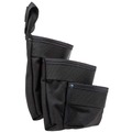 Tool Belts | Klein Tools 5700 PowerLine Series 11 in. x 3 in. x 12 in. 9 Pocket Tool Pouch - Black image number 3